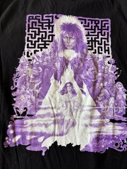 Labyrinth Jareth David Bowie Black Graphic T-Shirt Men’s M? Tag Missing Purple