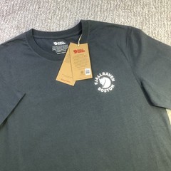 Fjallraven Kanken T-shirt Boston Black Organic Cotton Unisex Size XS NWT