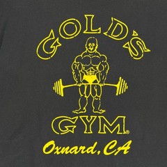 Golds Gym Oxnard CA Graphic T-Shirt Mens XL Black Bodybuilding Joe Gold Tee