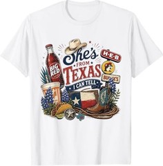 Shes from Texas I Can Tell State Pride Woman T-Shirt