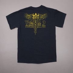 Sacred Leaf Marijuana is Medicine T Shirt Mens Medium Black Cotton Short Sleeve