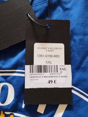 Leijonat X Billebeino Finland Hockey T-shirt Blue 2XL (Fits Like US XL)