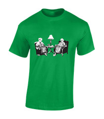 PUNK GRANNY BANKSY MENS T SHIRT MUSIC CLASSIC 80’S 90S RETRO DJ FUNNY TOP