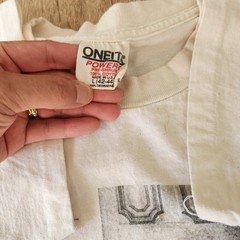 Vintage 90s So Many Toys So Little Time Tshirt Size L Cream White