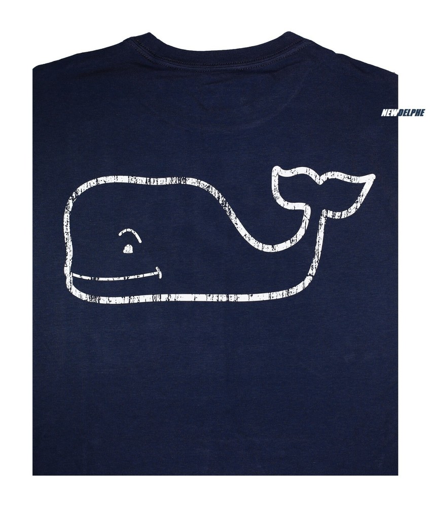 NWT Vineyard Vines Men SS Pocket Crew Tee T-Shirt “VINTAGE WHALE EDITION”