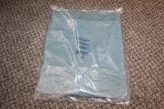 Lands’ End Men’s Medium M Aqua Teal Heather Long Sleeve Winter T-Shirt NWT