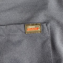 Dickies Men’s LT Blue Short Sleeve Pocket Work Shirt Polyester Crew Neck
