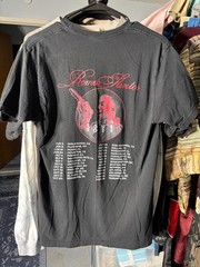 Romeo Santos USA Tour 2023 Black Graphic Print 100% Cotton Tee T-Shirt SZ Medium
