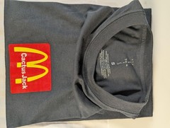 Travis Scott Cactus Jack x McDonald’s Sesame II T-Shirt Black Size Small S NWT