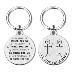 Friend Gifts – Friend Birthday Wedding Graduation Keychain Gifts for Women Men
