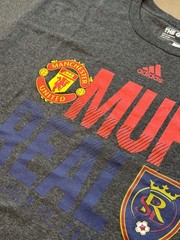 NEW Adidas The Go-To Tee MUFC Manchester United vs Real Salt Lake 2017 Shirt XL