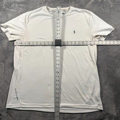 Polo Ralph Lauren Performance T-Shirt Mens Large White Pony Logo Casual Summer