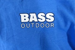 BASS OUTDOOR BLUE MEDIUM SUNSET DESERT ART TSHIRT MENS NWT NEW