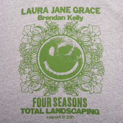 Laura Jane Grace Brendan Kelly Four Seasons Total Landscaping T-Shirt Size Large