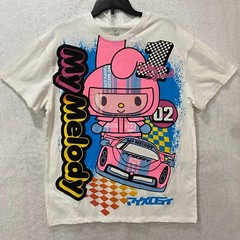 Hybrid Hello Kitty My Melody T-shirt Unisex M Tokyo Speed White Sanrio Graphic