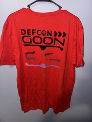2024 Defcon 32 “Goon” Staff T-Shirt Graphic Red/Purple/Black Size XL RARE HTF