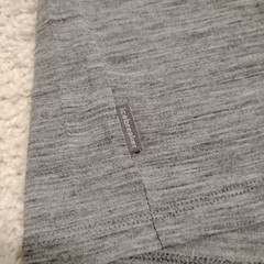 Icebreaker Shirt Mens Large Gray Wool Nylon Outdoor Hiking Base Layer Climbing