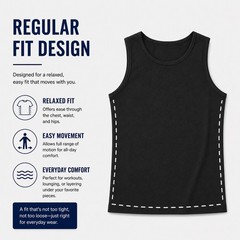 Men’s 3-Pack Micro Waffle Knit Heavyweight Sleeveless Tank Top (Sizes S-3XL) New