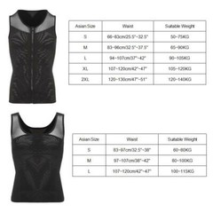Men Best Slimming Body Shaper Trimmer Tummy Control Tank Male Corset Girdle Top