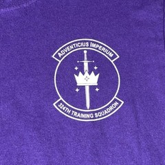 324th Training Squadron Knights Small Purple T-Shirt Military Air Force POW MIA