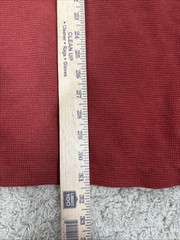 Duluth Trading Co Burly Thermal Shirt Standard Fit Untucked Length Mens 3XL Rust