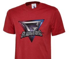 Gladiator T-Shirt Top Tee -TV Show Inspired Ready Battle Games Gift Tee tops Uk