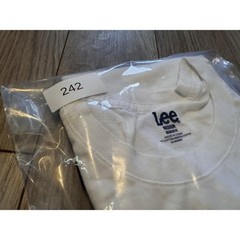 Lee Mens Premium Denim Original USA Graphic T-Shirt White Medium Regular Fit