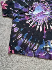 Ghostbusters Mens Black/Purple/Pink/Blue Tie-Dye Logo Graphic Tee 3XL B&T