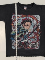 Vintage Demon Slayer Anime Japanese Manga Men’s Shirt M Black Tanjiro Graphic