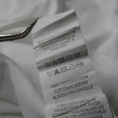 Cedarwood State T Shirt White Casual 100% Cotton Essential Minimalist Size S