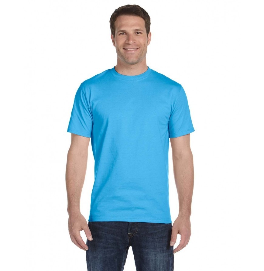 Hanes Men’s Tagless Tshirt 3XL Aquatic Blue