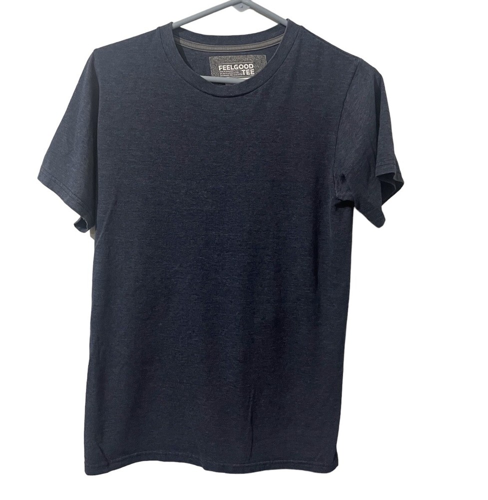 Adidas Shirt Men Small Blue Climalite Lightweight Sports Casual Athletic Solid