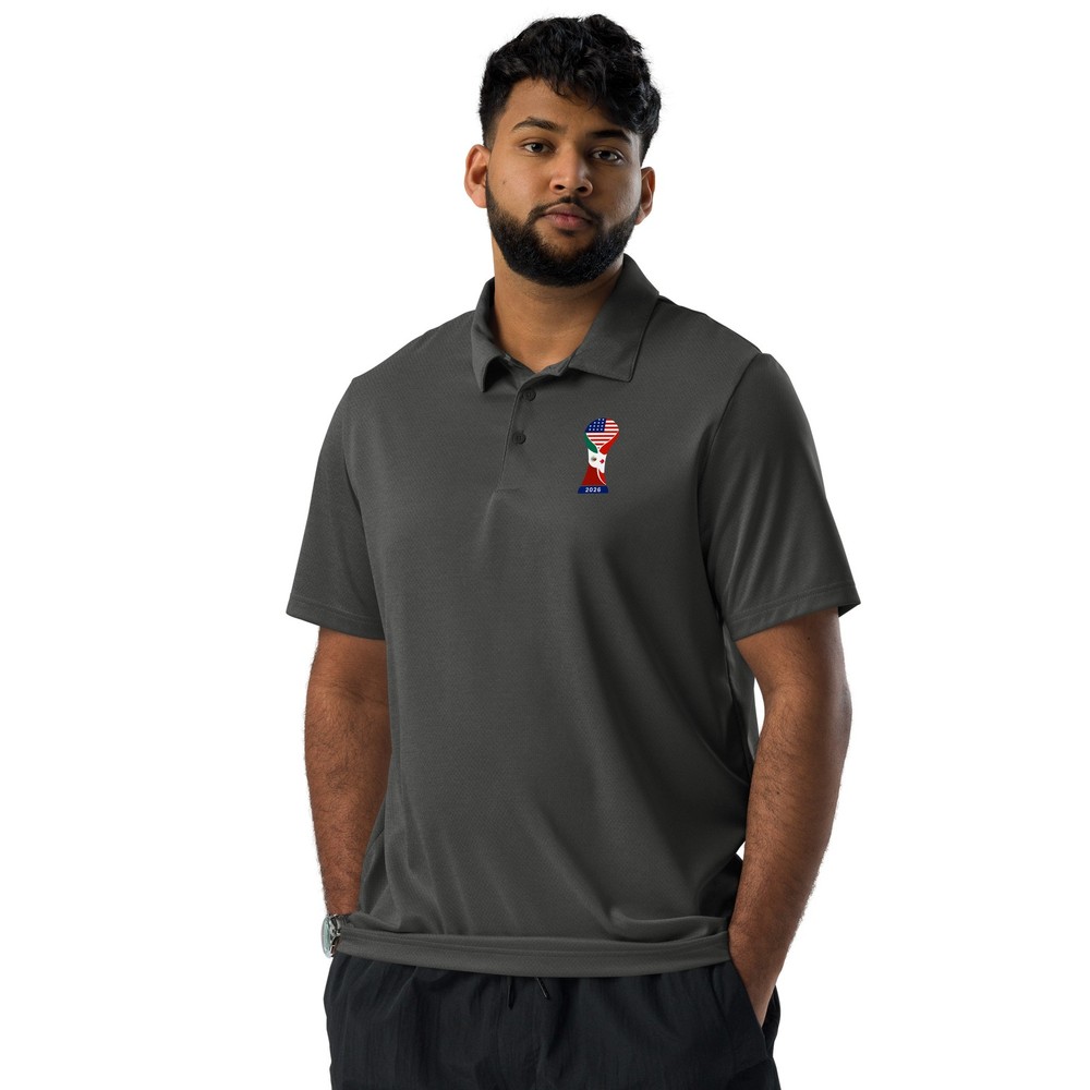 FIFA World Cup soccer 2026 adidas space-dyed polo