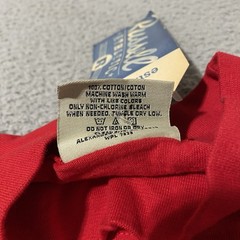 Vintage Russell Athletic Mock Neck Shirt Mens 2XL XXL Red Pro Cotton Blank NEW