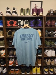 Nike Max 90 Gel Goddess Embrace Victory Blue T-Shirt Men’s LooseFit Large NWT!