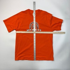 Vintage Michigan T Shirt Mens XL Extra Large Orange Worlds Finest Grand Star