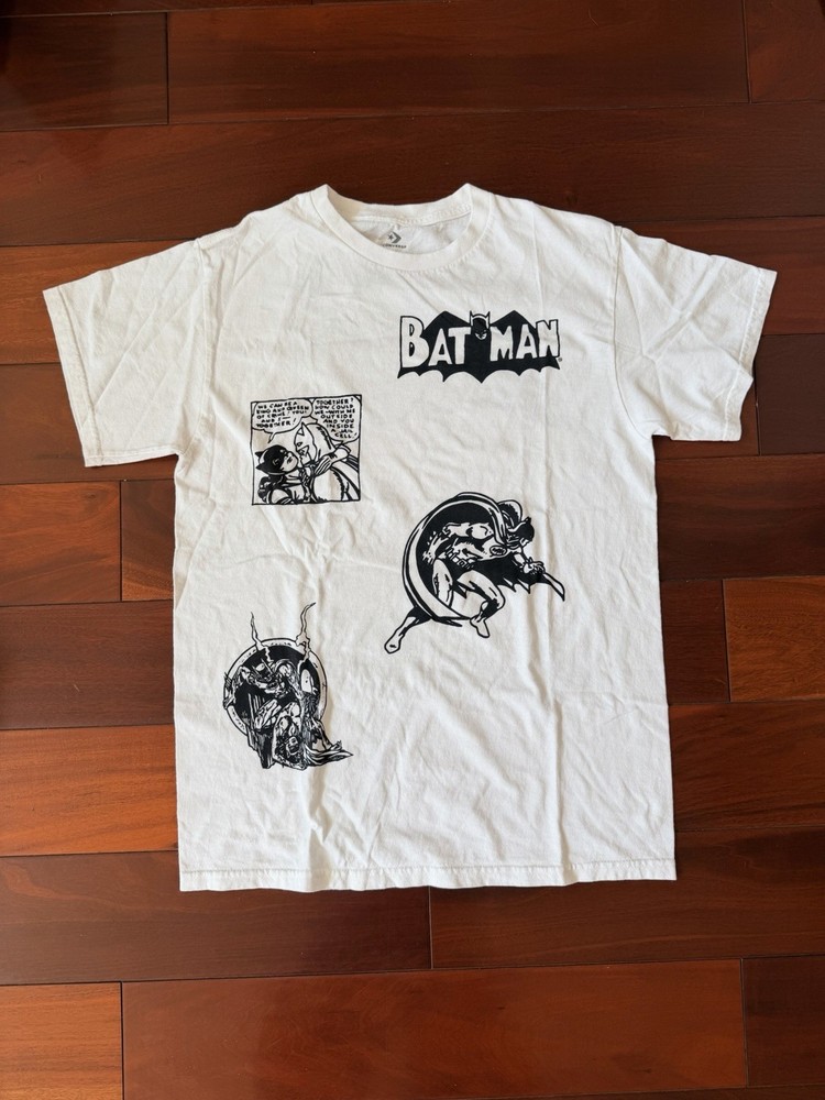 Converse x Chinatown Market x Batman Graphic Front Back T-Shirt White, Size M