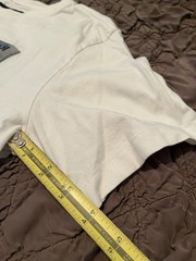 Nike Air Jordan Stylish White T-Shirt In Size Small With Nike Jordan Patches