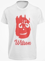 Wilson The Volleyball SHIRT S-3XL From Cast Away Movie Tom Hanks Comedy 90’s TEE