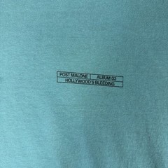 Post Malone Hollywoods Bleeding Tour Shirt Mens XL Turquoise Long Sleeve 2020
