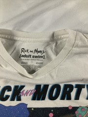 Rick and Morty – Adult Swim – White T-shirt – Men’s Size Large