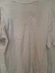 GEMROCK 100% Cotton Size 3XL White Tee Shirt Preowned But Barely If Ever Worn
