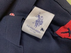 U.S. POLO ASSN. USPA Printed Country Flags, Cotton Blend Slim Fit Mens Polo XL