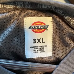 Men’s Dickies Performance Knit Shirt Gray 3XL