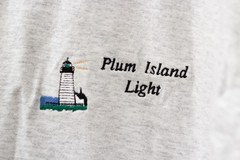 Plum Island Lighthouse Shirt, Light Grey, Size XL
