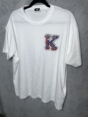 Kith Needlepoint Vintage Logo Tee White T-Shirt Men’s Size XL {NEW Other}