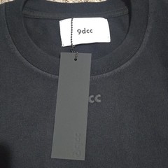 9dcc ITERATION-01 Men’s Heavyweight Cotton Jersey Crew Neck T-Shirt Black L