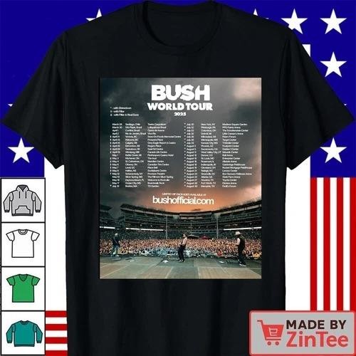 Bush Band World Tour 2025 Shirt Bush Fan T-Shirt
