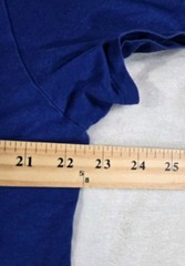 Mens Lacoste Short Sleeve T Shirt Blue XL Bad Condition Holes
