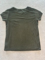 G-Star RAW T Shirt Mens S Olive Crochet Chest Pocket Short Sleeve Straight Fit